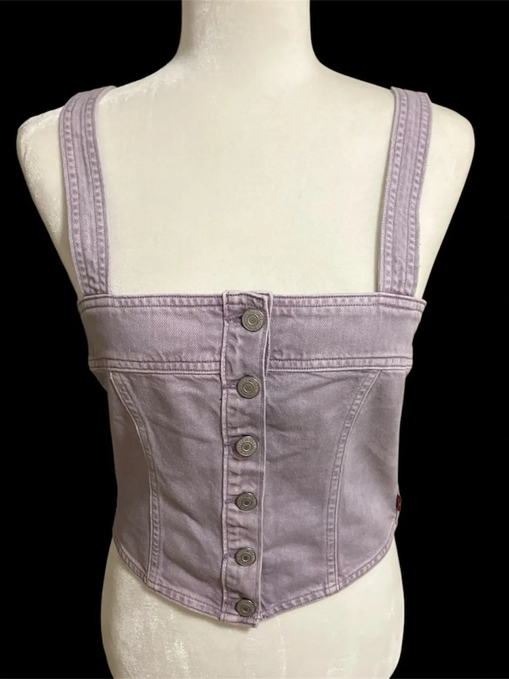 Levi’s Denim Lavender Corset Tank